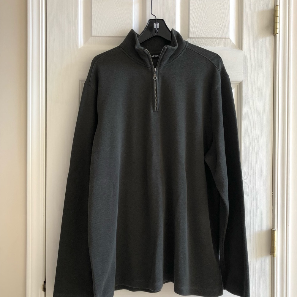 Mens Apt 9 Zip Neck Pullover